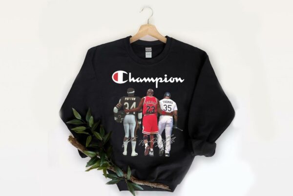Vintage Payton Jordan Shirt, Champion Payton Michael Jordan Thomas Signatures Shirt 2