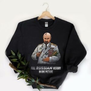 Vintage Putin Shirt, Russian History Shirt, Full Russian History In One Picture Shirt 5