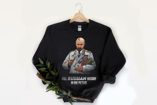 Vintage Putin Shirt, Russian History Shirt, Full Russian History In One Picture Shirt 2