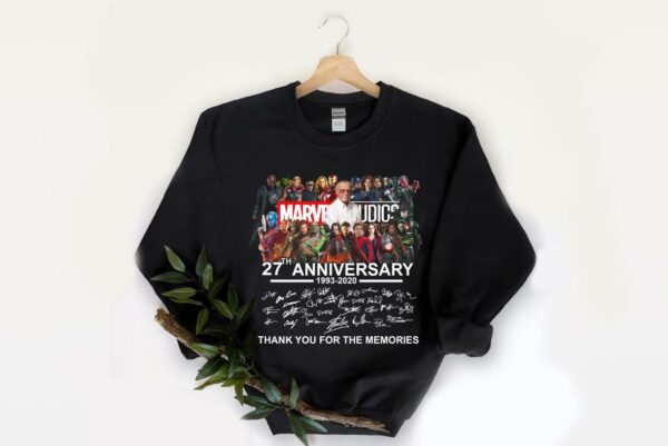 Vintage Stan Lee Marvel Studios 27th Anniversary 1993-2020 Signatures Shirt, Marvel Studios Shirt 2