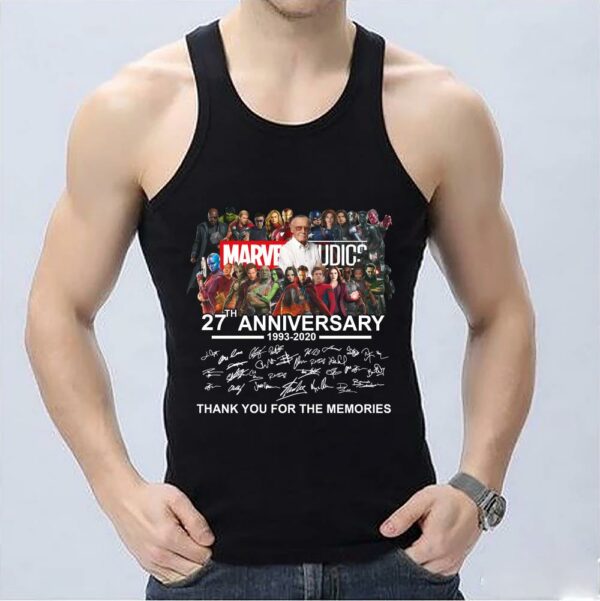 Vintage Stan Lee Marvel Studios 27th Anniversary 1993-2020 Signatures Shirt, Marvel Studios Shirt 3