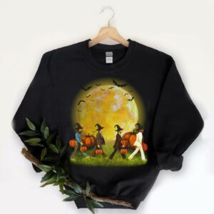 Vintage The Beatles Abbey Road Moon Pumpkins Halloween Shirt, The Beatles Abbey Road Pumpkins Shirt 5