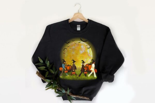 Vintage The Beatles Abbey Road Moon Pumpkins Halloween Shirt, The Beatles Abbey Road Pumpkins Shirt 2