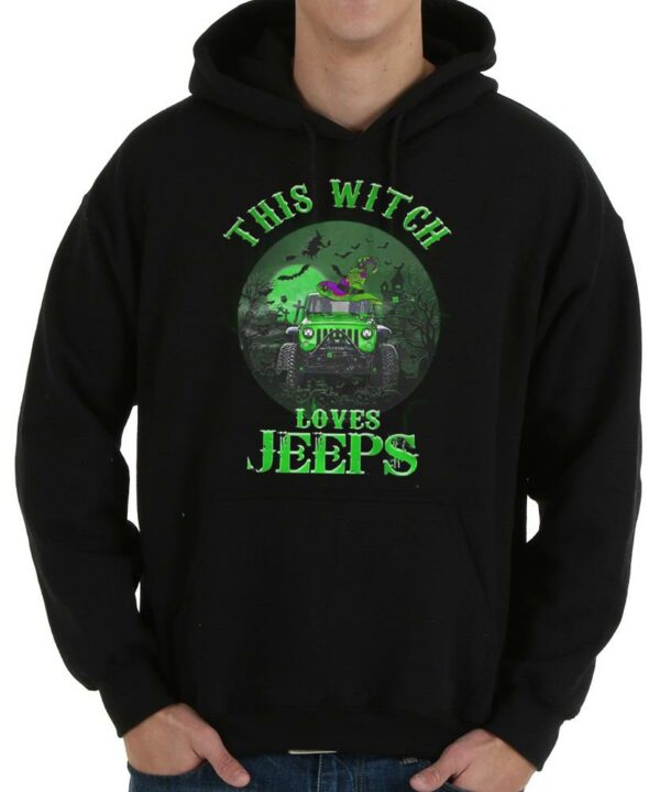 Vintage This Witch Loves Jeeps Halloween Shirt, Witch Loves Jeeps Halloween Shirt 4