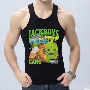 Vintage Travis Scott Shirt, Jackboys Gang Shirt, Vintage Jackboys Travis Scott Rap Shirt 6