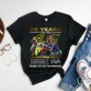 Vintage 40 Years 1981 2021 Motley Crue Thank You For The Memories Signatures Shirt, Crue Shirt 8