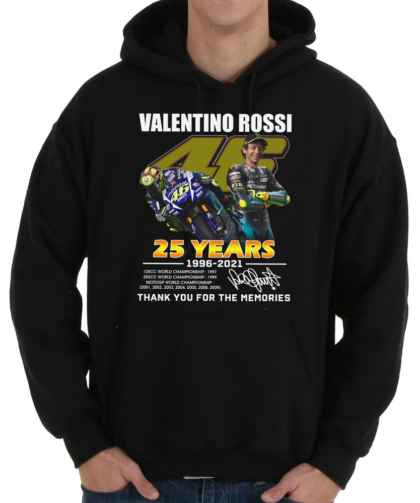 Vintage Valentino Rossi 25 Years 2996-2021 Chapionship Racing Memories Shirt 8 Vintage Valentino Rossi 25 Years 2996-2021 Chapionship Racing Memories Shirt