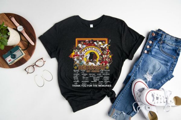 Vintage Washington Redskins Shirt, The Redskins 1937 Forever Thank You For The Memories Shirt 1