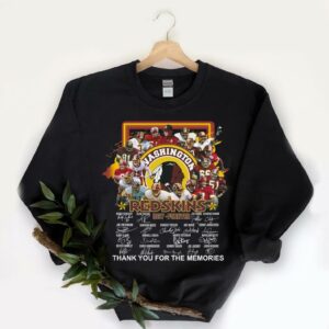 Vintage Washington Redskins Shirt, The Redskins 1937 Forever Thank You For The Memories Shirt 5