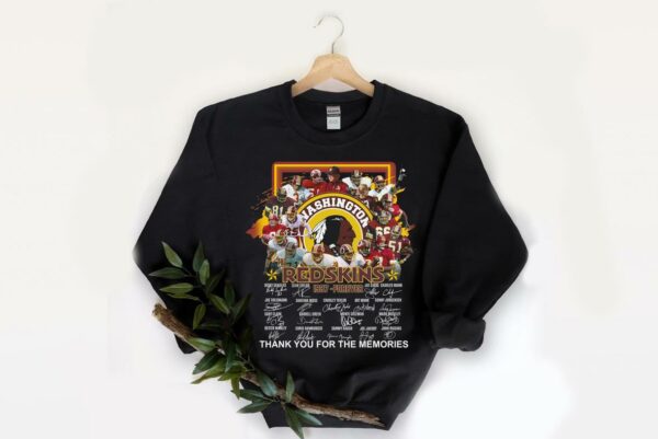 Vintage Washington Redskins Shirt, The Redskins 1937 Forever Thank You For The Memories Shirt 2