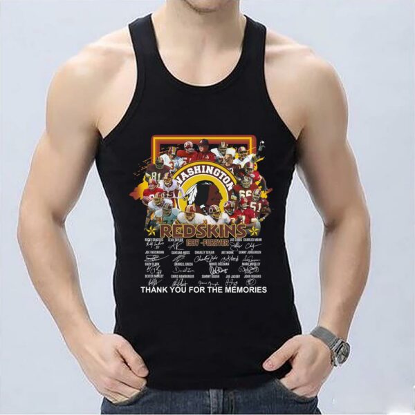 Vintage Washington Redskins Shirt, The Redskins 1937 Forever Thank You For The Memories Shirt 3