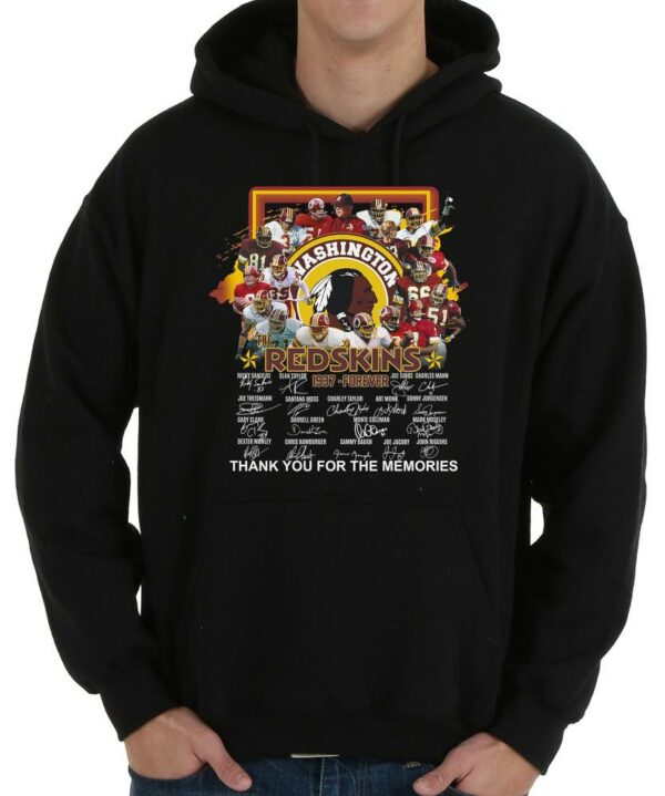 Vintage Washington Redskins Shirt, The Redskins 1937 Forever Thank You For The Memories Shirt 4
