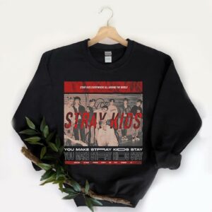 You Make Stray Kids Shirt, STRAY KIDS You Make Stray Kids Stay Black Kpop Shirt 5