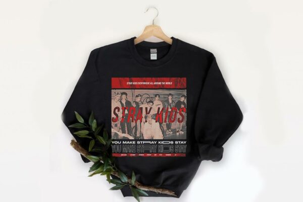 You Make Stray Kids Shirt, STRAY KIDS You Make Stray Kids Stay Black Kpop Shirt 2