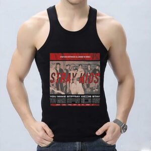 You Make Stray Kids Shirt, STRAY KIDS You Make Stray Kids Stay Black Kpop Shirt 6