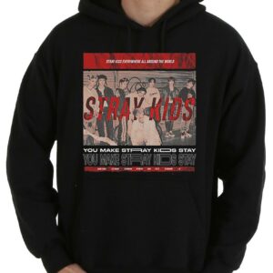 You Make Stray Kids Shirt, STRAY KIDS You Make Stray Kids Stay Black Kpop Shirt 7