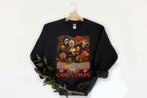 halloween Movie Characters Shirt, Halloween Is My Christmas Horror Movie Characters Shirt 2