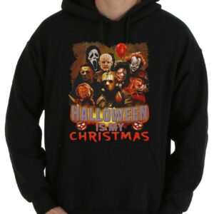 halloween Movie Characters Shirt, Halloween Is My Christmas Horror Movie Characters Shirt 7