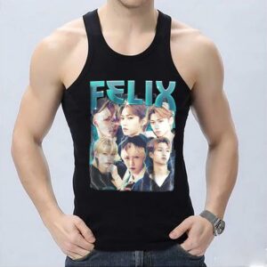 kpop inspired clothing Shirt, STRAY KIDS Felix Lee Shirt, Stray Kids Printed Graphic Tee, Stray Kid Fan Shirt,Kpop Shirt 6
