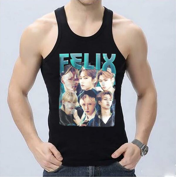 kpop inspired clothing Shirt, STRAY KIDS Felix Lee Shirt, Stray Kids Printed Graphic Tee, Stray Kid Fan Shirt,Kpop Shirt 3
