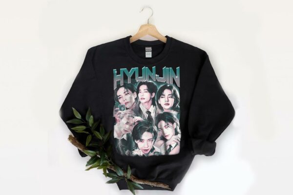 kpop inspired clothing Shirt, STRAY KIDS HYUNJIN Shirt, Stray Kids Printed Graphic Tee, Stray Kid Fan Shirt,Kpop Shirt 2