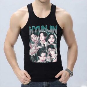 kpop inspired clothing Shirt, STRAY KIDS HYUNJIN Shirt, Stray Kids Printed Graphic Tee, Stray Kid Fan Shirt,Kpop Shirt 6