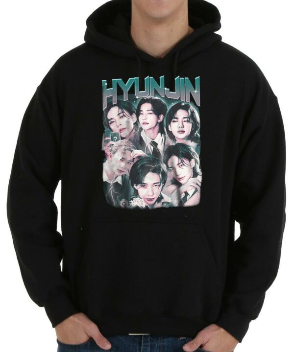 kpop inspired clothing Shirt, STRAY KIDS HYUNJIN Shirt, Stray Kids Printed Graphic Tee, Stray Kid Fan Shirt,Kpop Shirt 4
