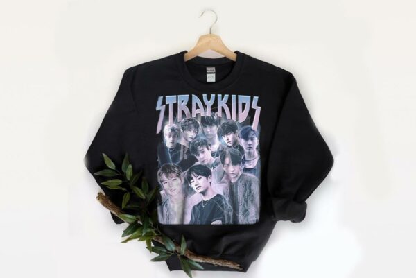 kpop merch Shirt, STRAY KIDS Shirt, Stray Kids Printed Graphic Tee, Stray Kid Fan Shirt,Kpop Shirt, kpop inspired clothing Shirt 2