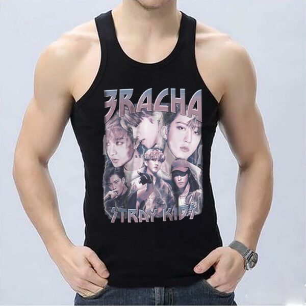 stray kids merch, STRAY KIDS 3RACHA Black Unisex Kpop Shirt, kpop inspired clothing, kpop merch Shirt 3