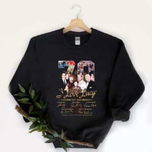 Awesome 70 Years Of 1951 2021 6 Seasons I Love Lucy Thank You For The Memories Shirt, 70 Years Of I Love Lucy Shirt 5