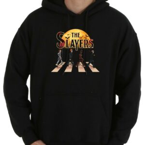 Awesome Halloween Horror Movie Character The Slayer Abbey Road Shirt, The Slayers Abbey Road Moon Halloween Shirt 7