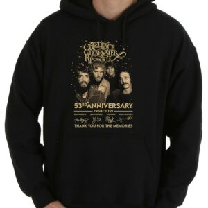 Funny 53rd anniversary Creedence Clearwater Shirt, Creedence Clearwater Revival 53rd anniversary 1968 2021 signatures shirt 7