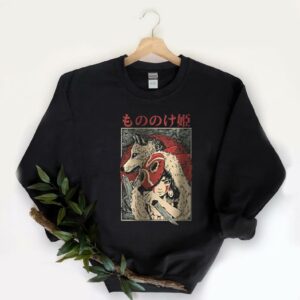Funny Anime Mononoke Shirt, Princess Mononoke Shirt, Studio Ghibli Anime Princess Mononoke Shirt 5