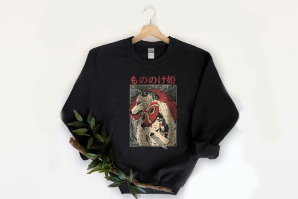 Funny Anime Mononoke Shirt, Princess Mononoke Shirt, Studio Ghibli Anime Princess Mononoke Shirt 2