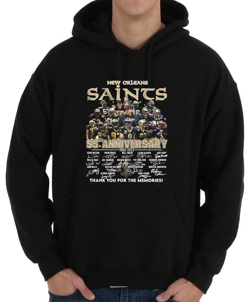 Funny New Orleans Saints 55th Shirt, New Orleans Saints 55th Anniversary 1966 2021 Thank You For The Memories Shirt 8 Funny New Orleans Saints 55th Shirt, New Orleans Saints 55th Anniversary 1966 2021 Thank You For The Memories Shirt