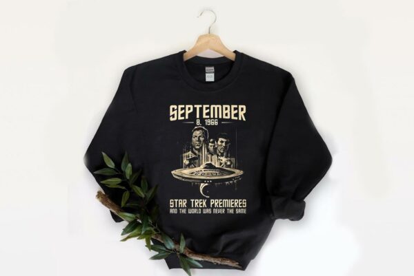 Funny September 8 1966 Star Trek Premieres And The World Was Never The Same Shirt, September 8 1966 Star Trek Shirt 2