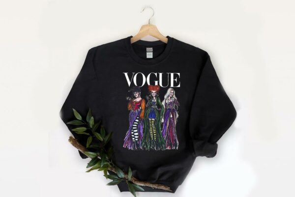 Funny Vogue Hocus Pocus Halloween Shirt, Sanderson Sisters Vogue Halloween Shirt, Fall Womens Sanderson Shirt 2