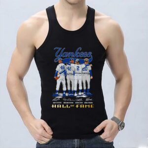 Funny Yankees Hall Of Fame Shirt, New York Yankees 46 42 2 20 Signatures Hall Of Fame Shirt 6