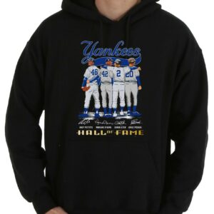 Funny Yankees Hall Of Fame Shirt, New York Yankees 46 42 2 20 Signatures Hall Of Fame Shirt 7