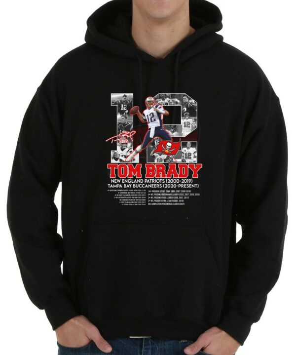 Great 12 Tom Brady Tampa Bay Buccaneers Signature Shirt, 12 Tom Brady Newland Patriots Tampa Buccaneers Shirt 4