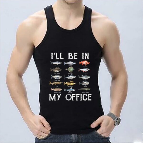 Great All Fish In My Office Fist Shirt, I Will Be In My Office Fist Shirt, I'll Be In Office Shirt 3