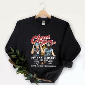 Great Cheech & Chong 50th Anniversary 1971 2021 Thank Memories Signatures Shirt, Cheech & Chong Shirt 5