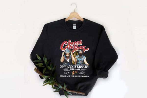 Great Cheech & Chong 50th Anniversary 1971 2021 Thank Memories Signatures Shirt, Cheech & Chong Shirt 2