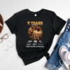 Great Gun N Roses Shirt, Gun N Roses 36th Anniversary 1985 2021 Thank You For The Memories Signatures Shirt 9