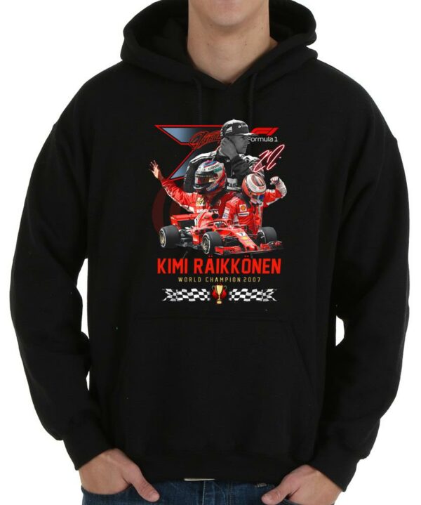Great Raikkonen Shirt, 7 Kimi Raikkonen World Champion 2007 Cup Shirt, 2007 Kimi Raikkonen Shirt 4