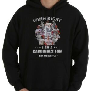 Great St Louis Cardinals Football Players Shirt, Damn Right I Am A St Louis Cardinals Fan Now And Forever Shirt 7
