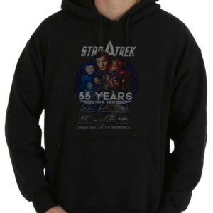 Great Star Trek 55 Years 1966 2021 Thank You For The Memories Signatures Shirt, Star Trek 55 Years Shirt 7