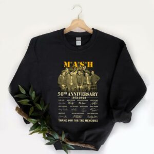 Great The Mash 50th Shirt, The Mash 50th Anniversary 1972 2022 Signatures Thank You For The Memories Shirt 5
