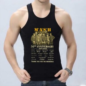Great The Mash 50th Shirt, The Mash 50th Anniversary 1972 2022 Signatures Thank You For The Memories Shirt 6
