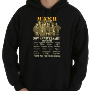Great The Mash 50th Shirt, The Mash 50th Anniversary 1972 2022 Signatures Thank You For The Memories Shirt 7